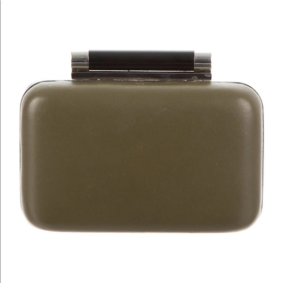 Diane Von Furstenberg Gold Metallic Evening Clutch - Picture 4 of 12